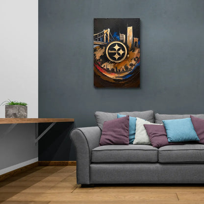 Pittsburgh Steelers Fan Pride - Canvas Wall Art Living Room