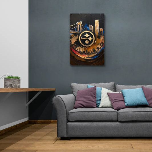 Pittsburgh Steelers Fan Pride - Canvas Wall Art Living Room