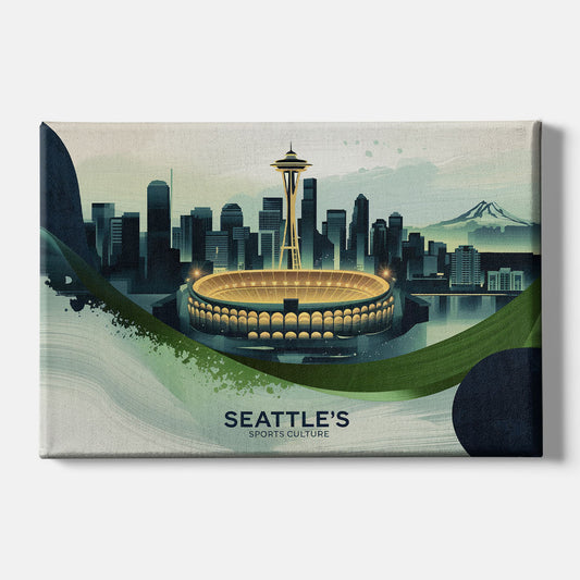 Seattle Sports Fans Unite - Canvas Wall Art