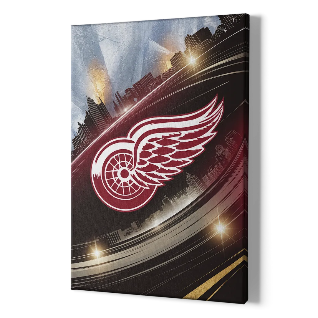 Detroit Red Wings Legacy - Canvas Print Art Sides