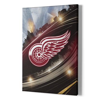 Detroit Red Wings Legacy - Canvas Print Art Sides