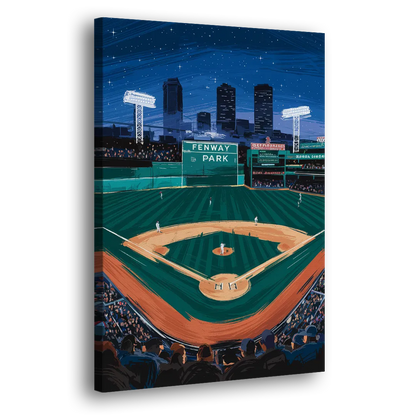 Boston Red Sox Photography - Canvas Print Art Sides