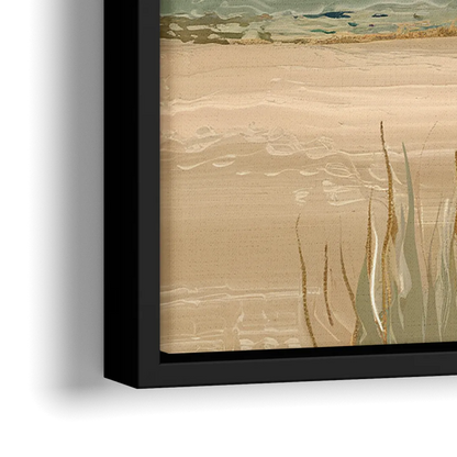 Plano Suburban Charm - Close-Up Black Frame Canvas