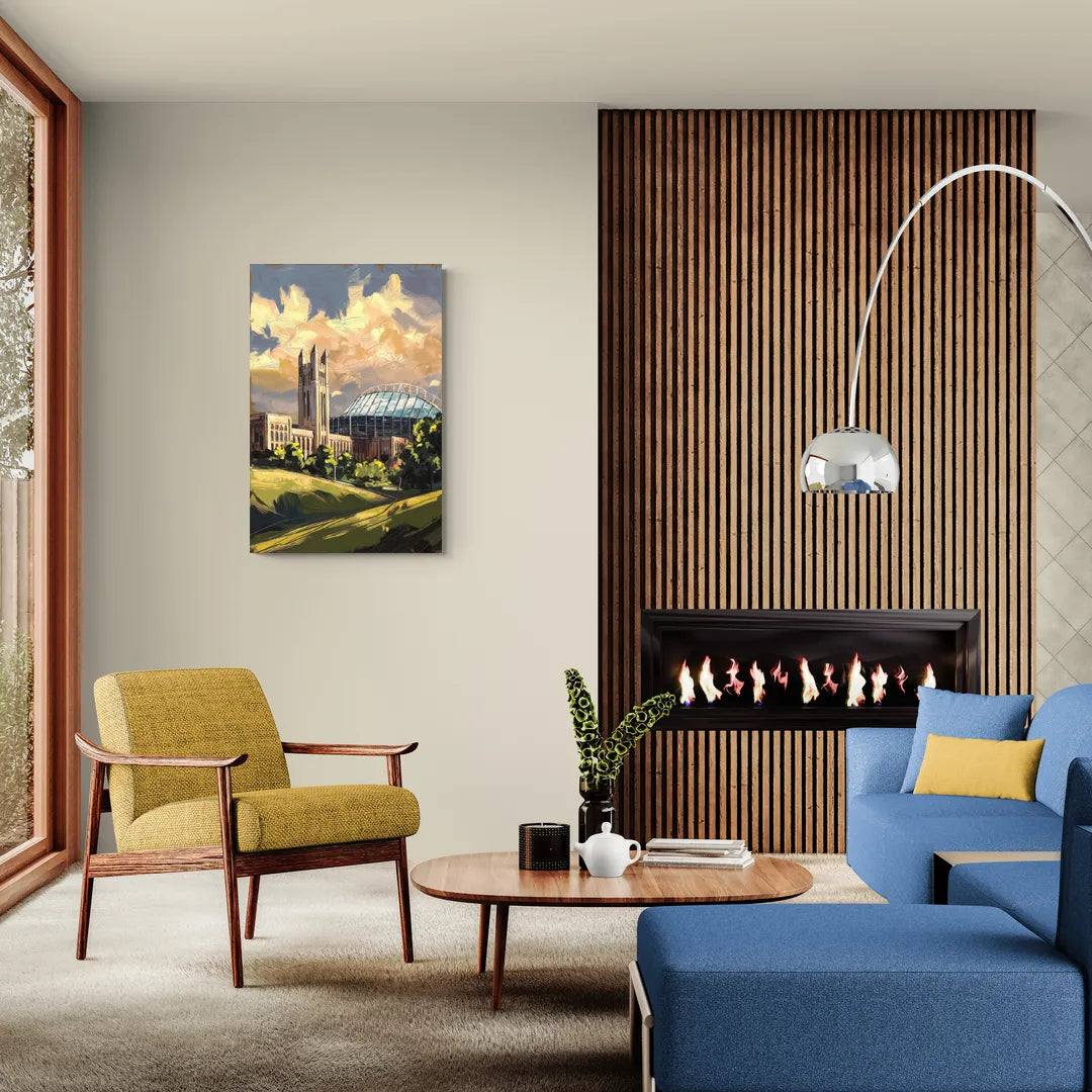 Toledo University Spirit - Canvas Wall Art Living Room