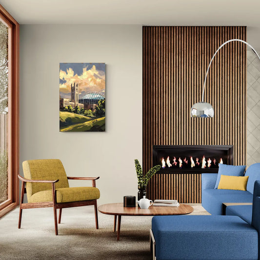 Toledo University Spirit - Canvas Wall Art Living Room