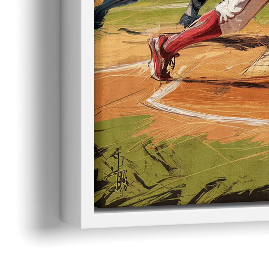 Cincinnati Reds Legendary Players - Close-Up White Frame Canvas