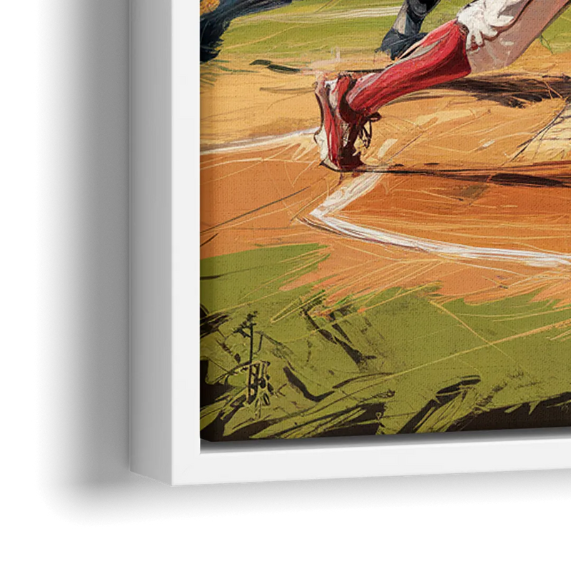 Cincinnati Reds Legendary Players - Close-Up White Frame Canvas