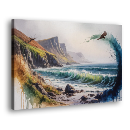 Celtic Coastline - Canvas Print Art Sides
