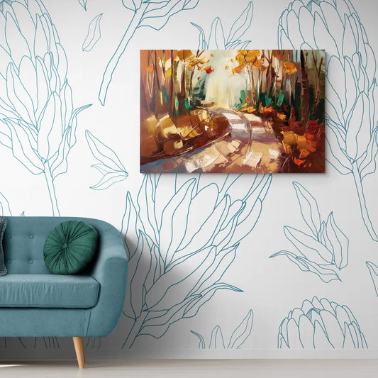 Park City Forest Trails - Canvas Wall Art Living Room