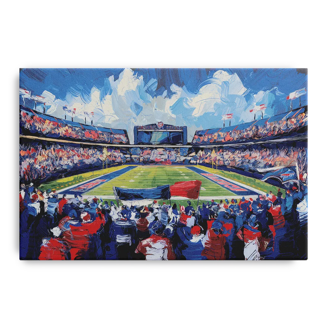Buffalo Bills Stadium Energy - Canvas Wall Art