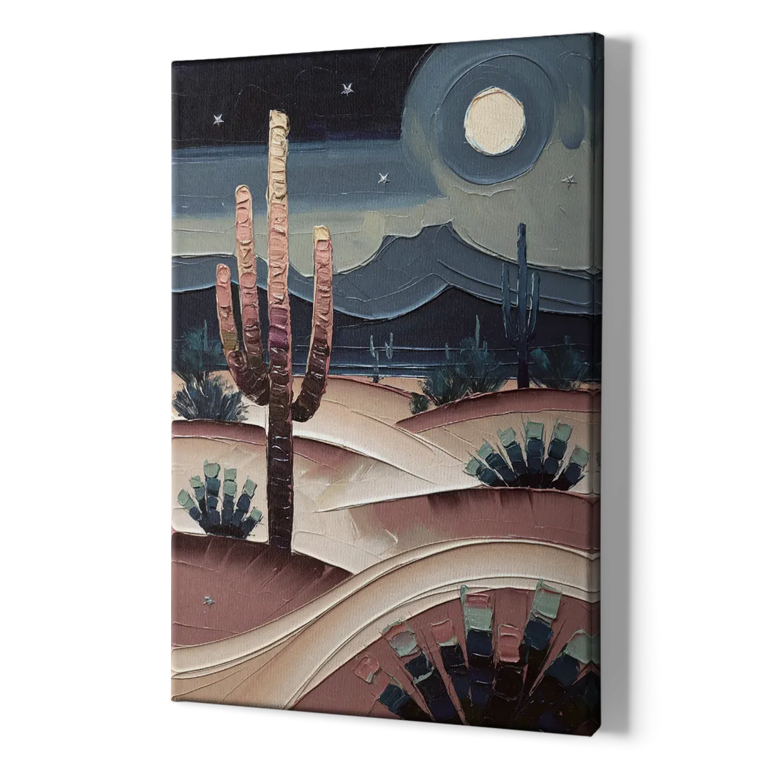 Scottsdale Desert Nights - Canvas Print Art Sides