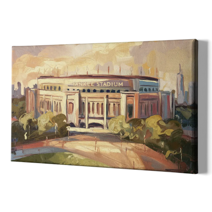 New York City Yankee Stadium - Canvas Print Art Sides