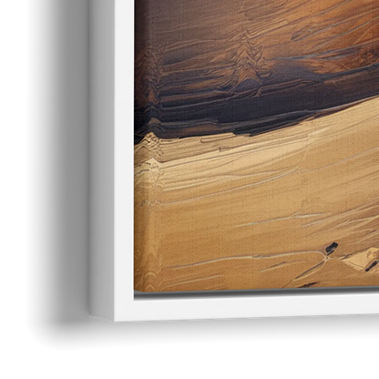 Traverse City Sleeping Bear Dunes - Close-Up White Frame Canvas