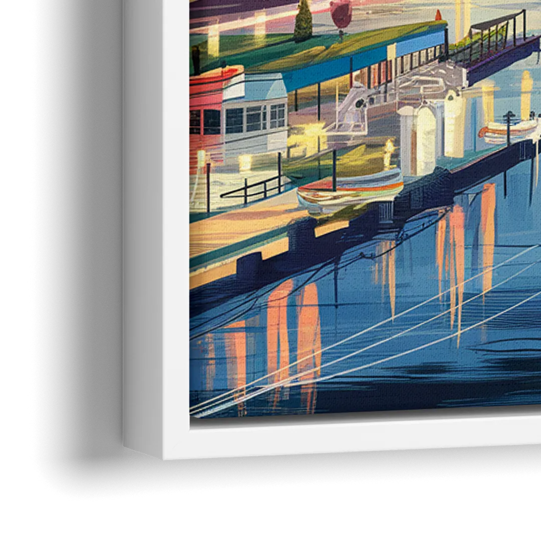 St. Louis Historic Landmarks - Close-Up White Frame Canvas