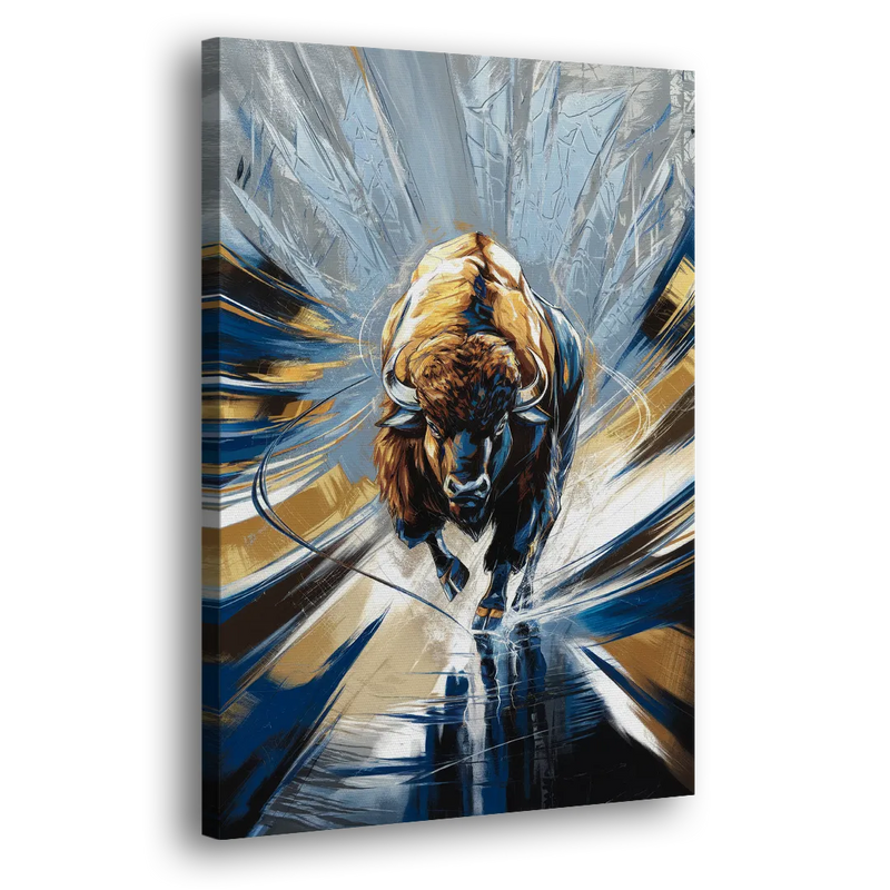 Buffalo Sabres Team Spirit - Canvas Print Art Sides