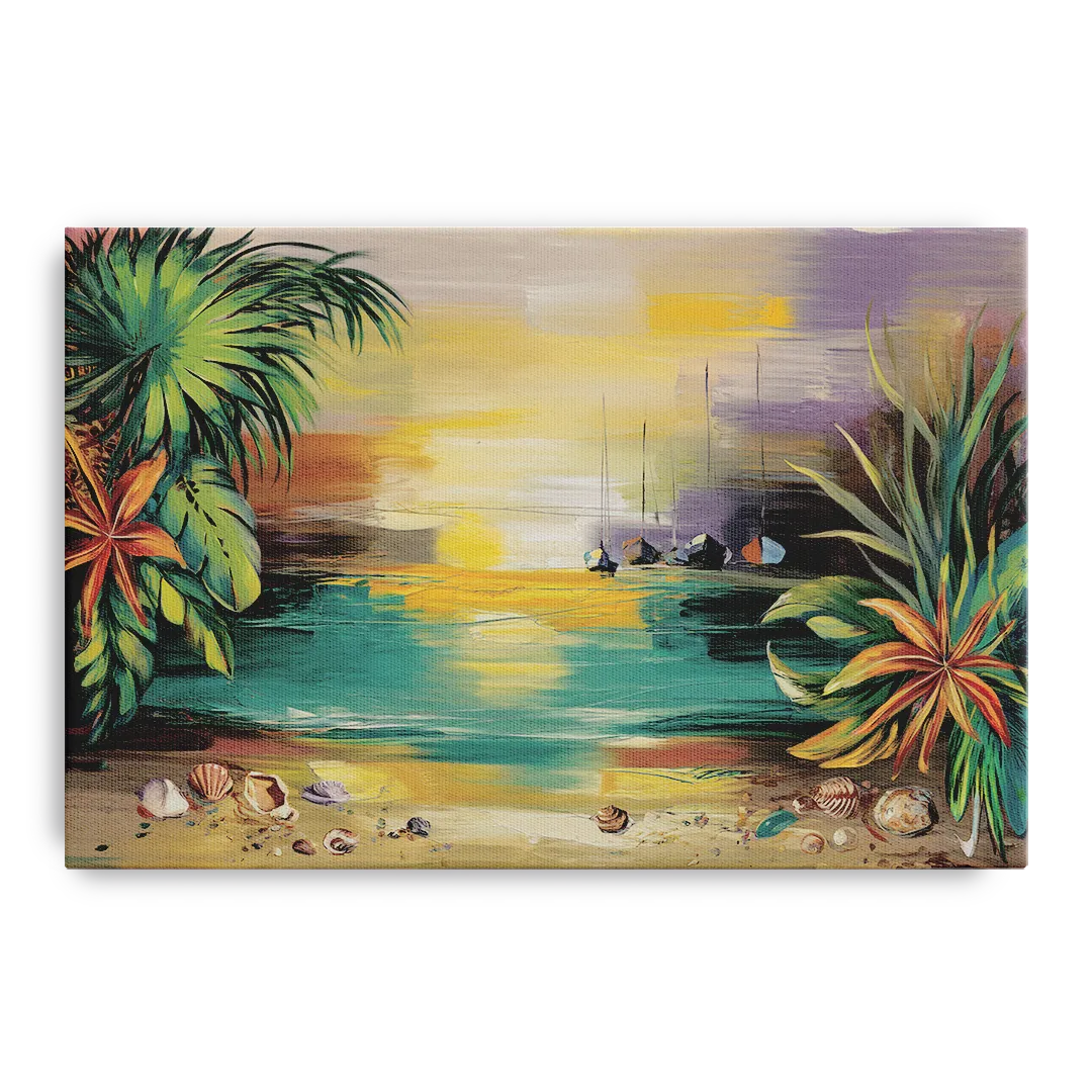 Tampa Waterfront Serenity - Canvas Wall Art
