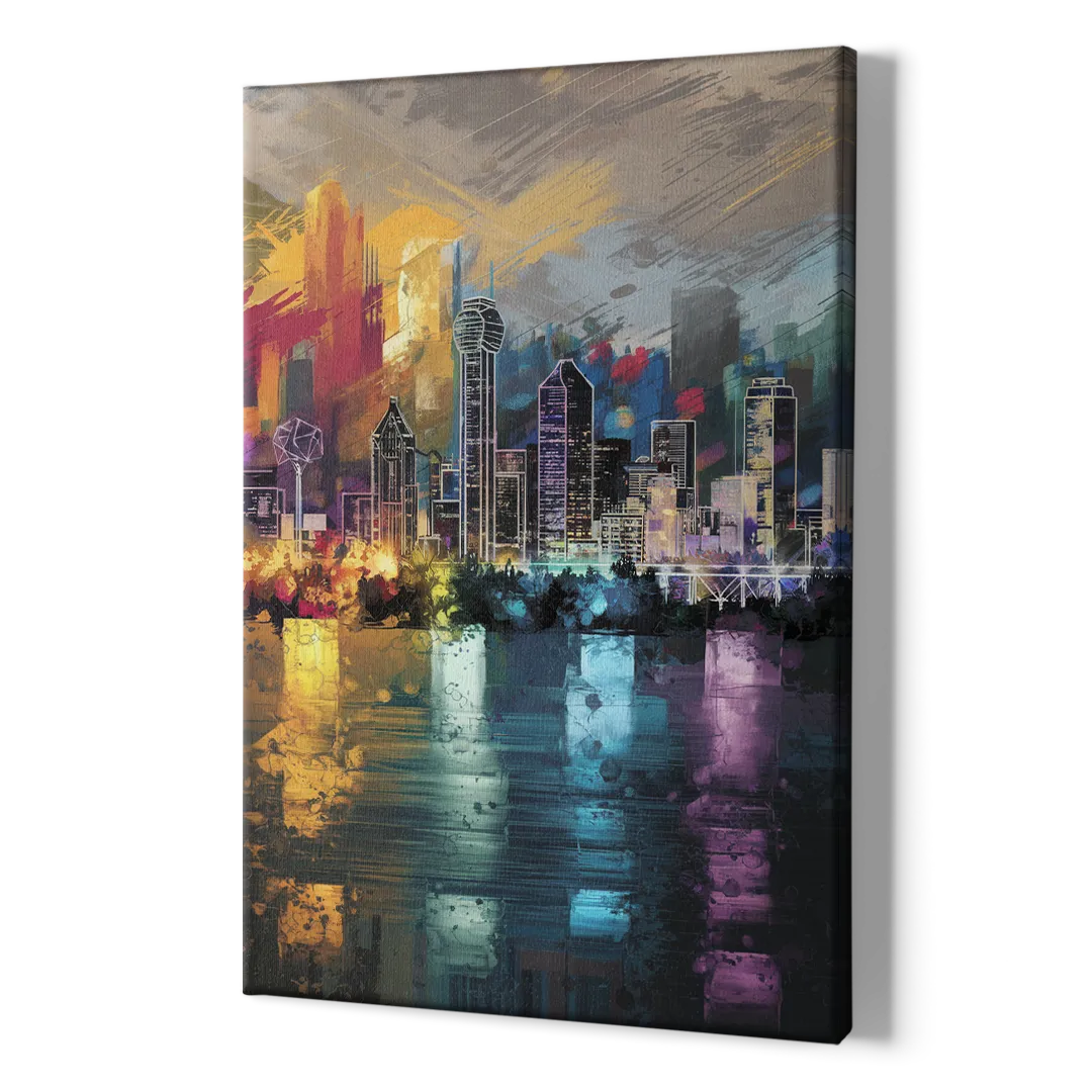 Dallas Design District - Canvas Print Art Sides
