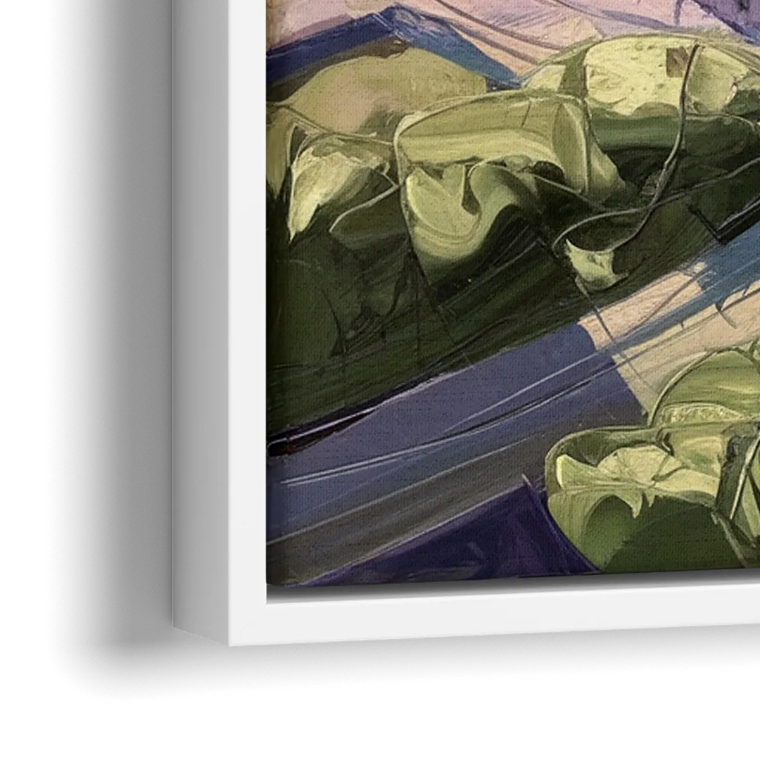 Baltimore Ravens Stadium View - Close-Up White Frame Canvas