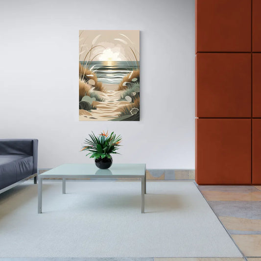 Galveston Coastal Vibes - Canvas Wall Art Living Room