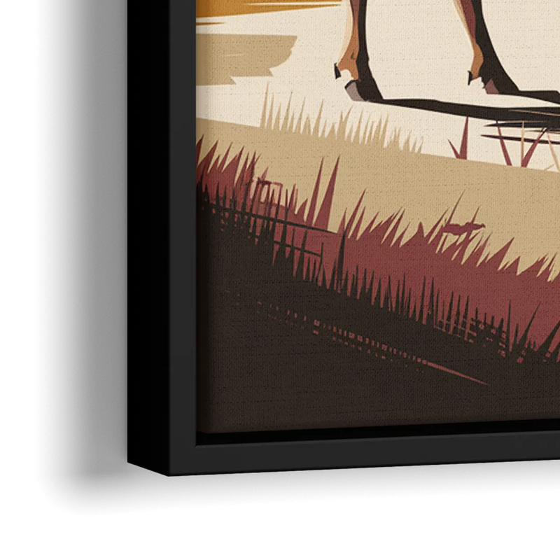 Buffalo Industrial Heritage - Close-Up Black Frame Canvas