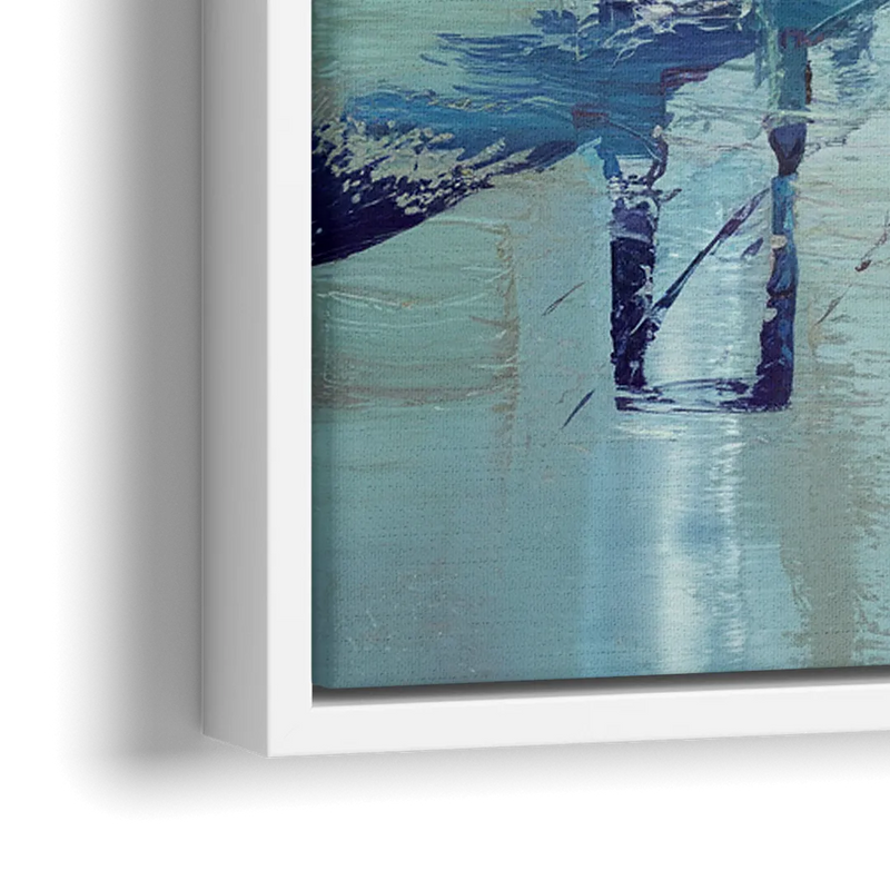 Corpus Christi Harbor Bridge - Close-Up White Frame Canvas