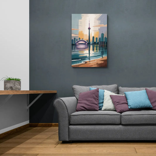 Toronto Waterfront - Canvas Wall Art Living Room