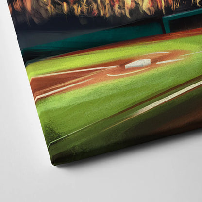 Tampa Bay Rays Game Day Energy Canvas Close Up