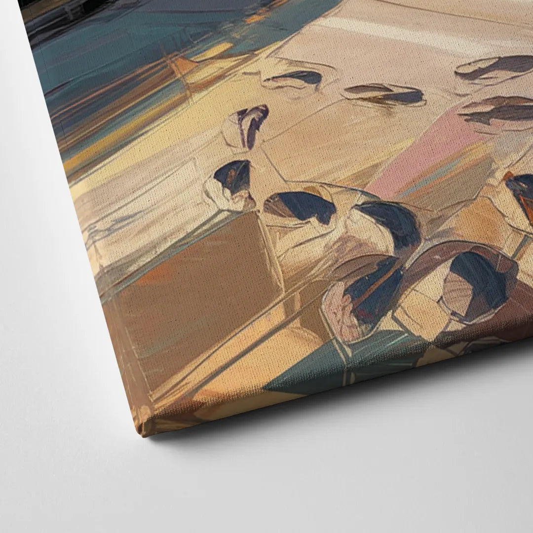 Huntington Beach Surfboards Canvas Close Up
