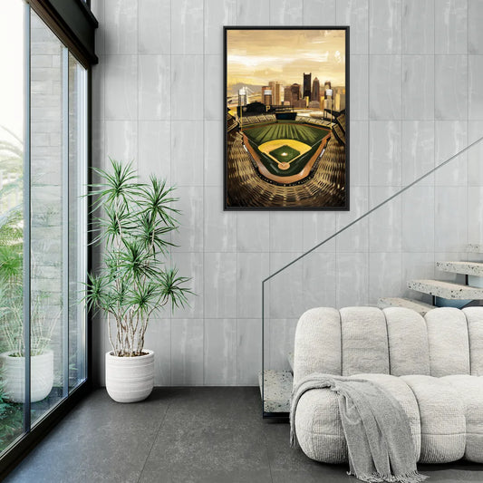 Pittsburgh Pirates Heritage - Living Room Black Frame Canvas