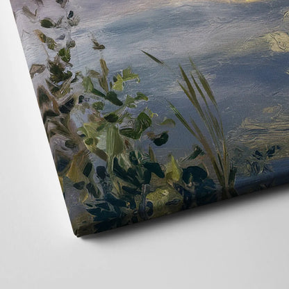 New Hope Waterfront Serenity Canvas Close Up