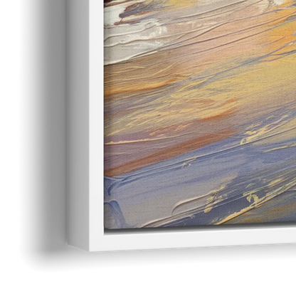 Seattle Nature Meets City - Close-Up White Frame Canvas