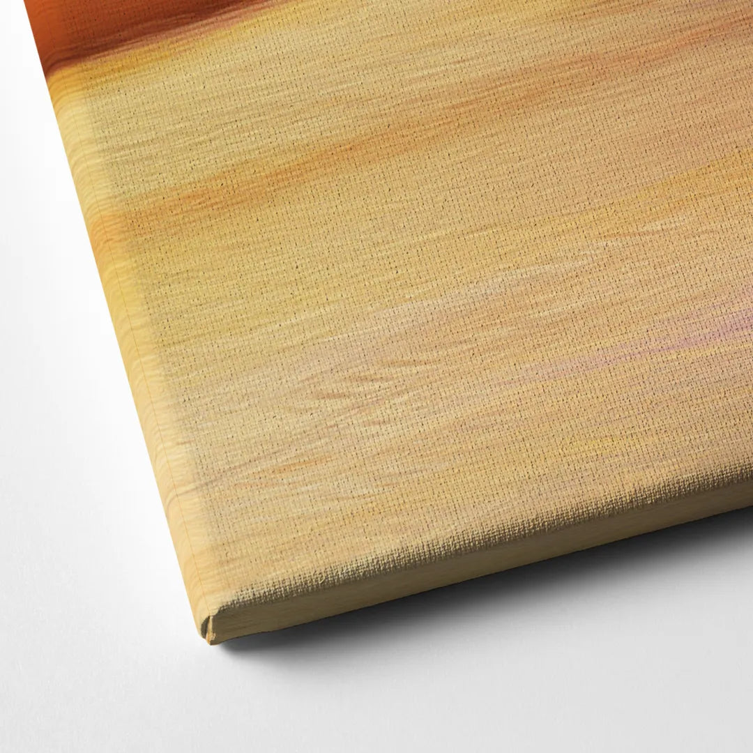 Wichita Skyline Sunset Canvas Close Up