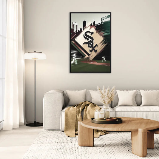Chicago White Sox Legacy - Living Room Black Frame Canvas