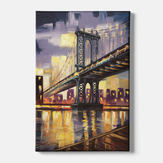 New York City Iconic Bridges - Canvas Wall Art