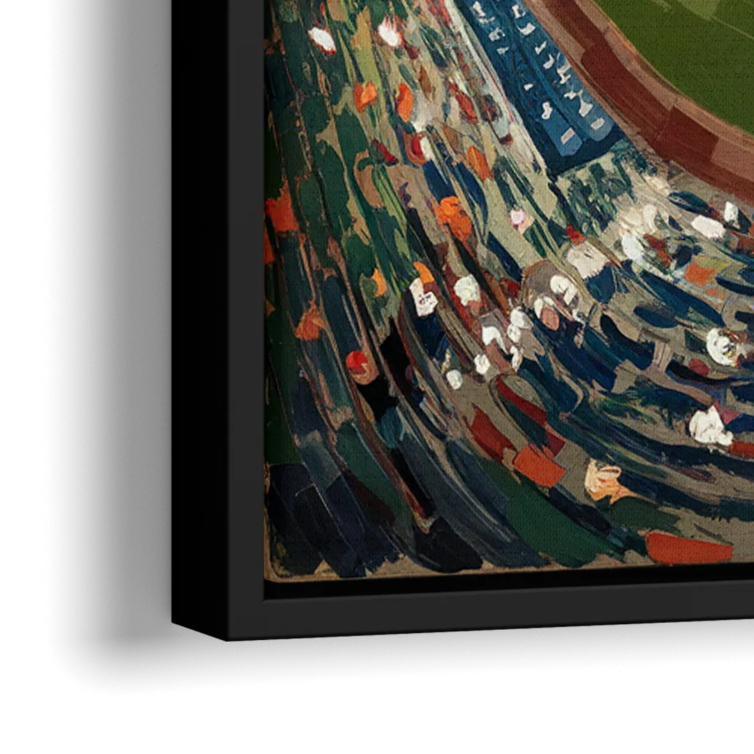 Camden Yards Orioles Tribute - Close-Up Black Frame Canvas