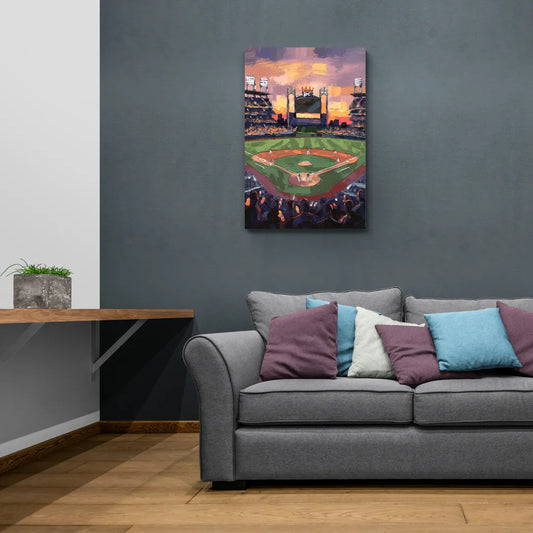 Kansas City Royals Stadium View - Canvas Wall Art Living Room