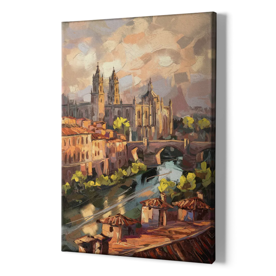 Toledo Historic Downtown - Canvas Print Art Sides