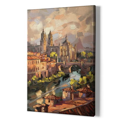 Toledo Historic Downtown - Canvas Print Art Sides