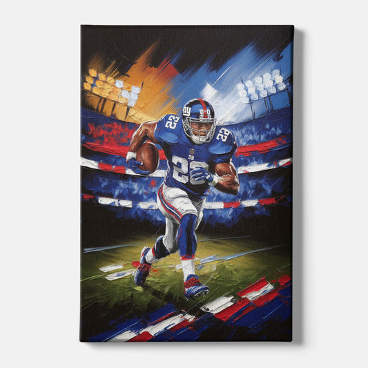New York City Giants Football - Canvas Wall Art
