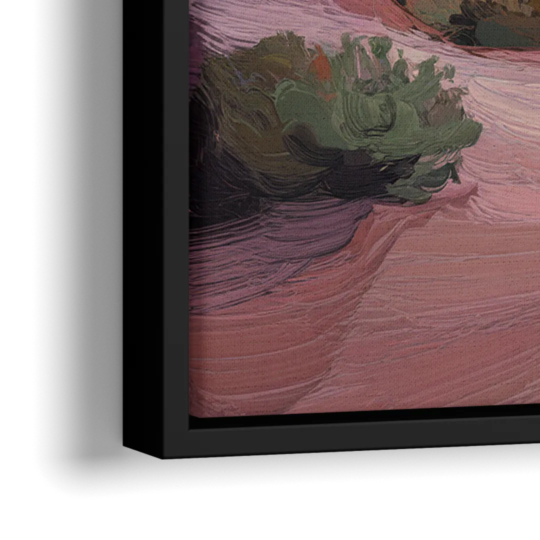 Colorado Springs Garden of the Gods - Close-Up Black Frame Canvas