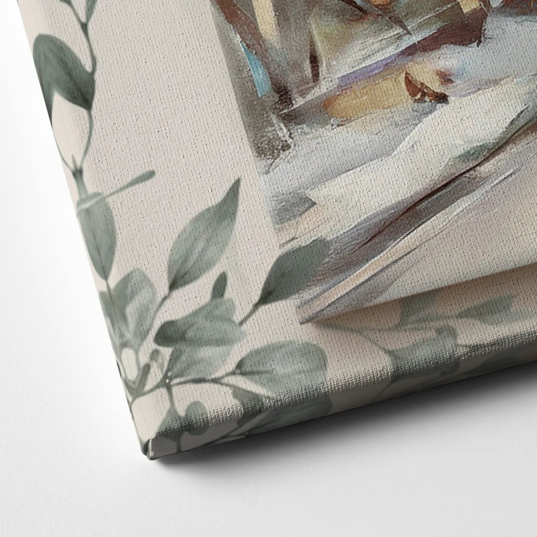 Sitka Tree Lined Trails Canvas Close Up