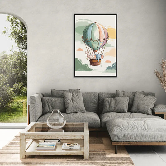 Marietta Baby Room Bliss - Living Room Black Frame Canvas