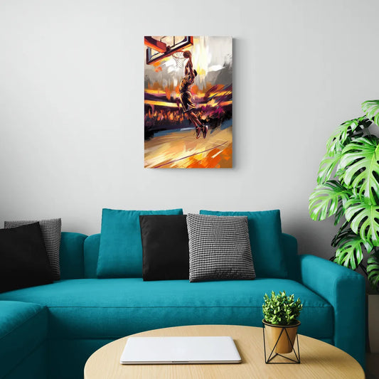 Irvine Basketball Spirit - Canvas Wall Art Living Room