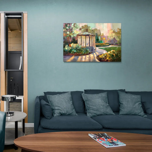 St. Louis Forest Park Landscape - Canvas Wall Art Living Room