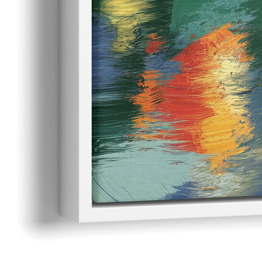 Colorado Springs Rocky Mountain Beauty - Close-Up White Frame Canvas