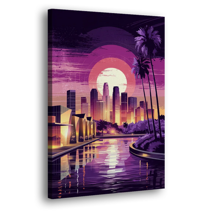 Los Angeles Art District - Canvas Print Art Sides