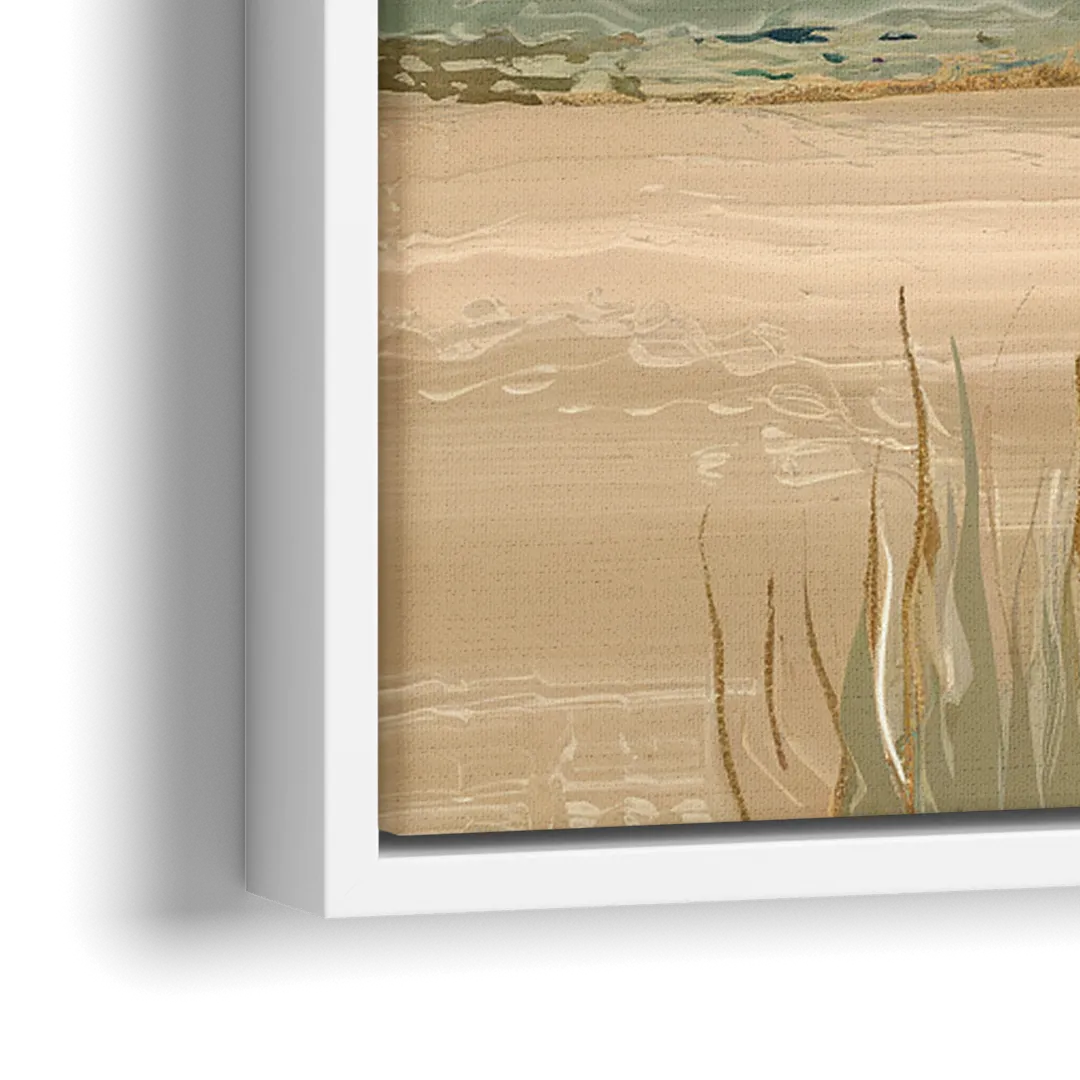 Plano Suburban Charm - Close-Up White Frame Canvas