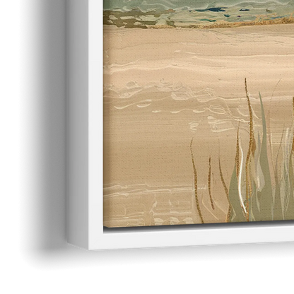 Plano Suburban Charm - Close-Up White Frame Canvas