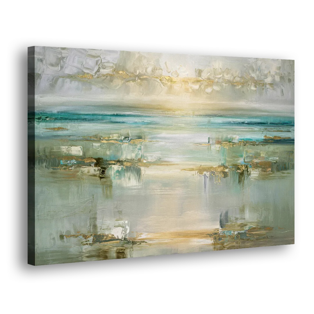 Irvine Coastal Serenity - Canvas Print Art Sides