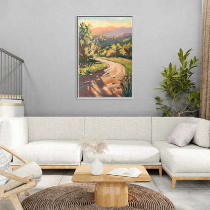 Glendale Nature Trails - Living Room White Frame Canvas